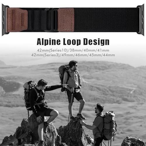 Soft Nylon Sport Band Compatible with Apple Watch Ultra 49mm 45mm Men Women