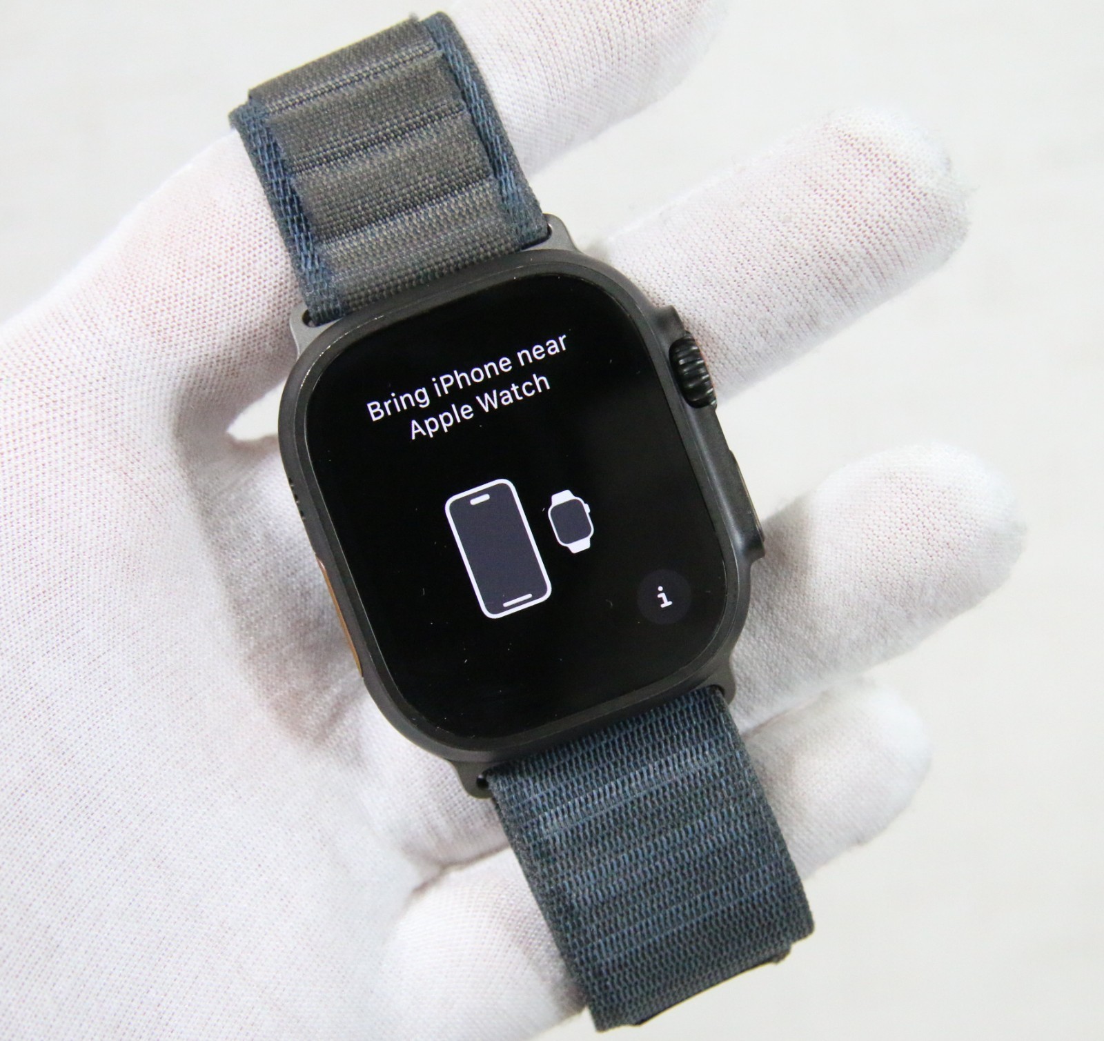 Apple Watch Ultra 2 Black Titanium 49mm A2986 LTE + GPS w/ Blue Alpine Loop!
