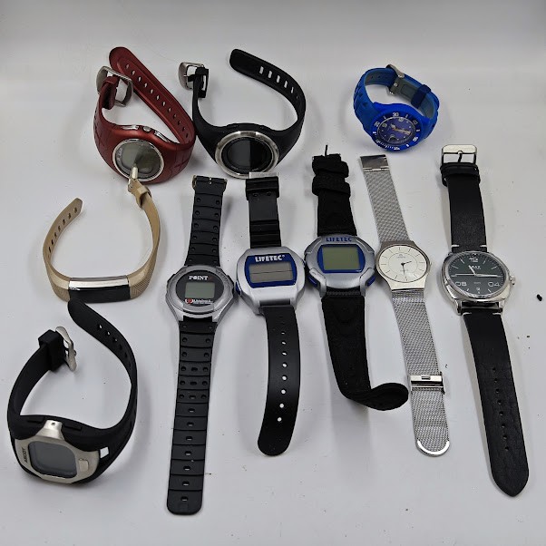 Lot of 10 Watches – Untested, Signs of Use, Mixed Models/Colors