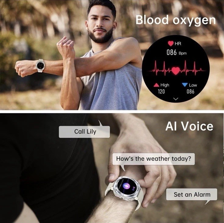 Bluetooth Call Smart Watch Men Fitness Tracker Health Monitor Smartwatch New