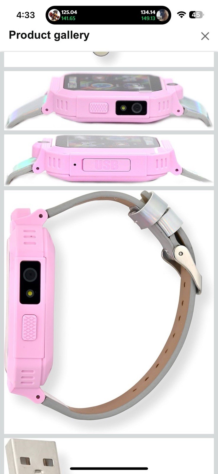 iTIME KIDS Body Temperature Interactive Games Watch