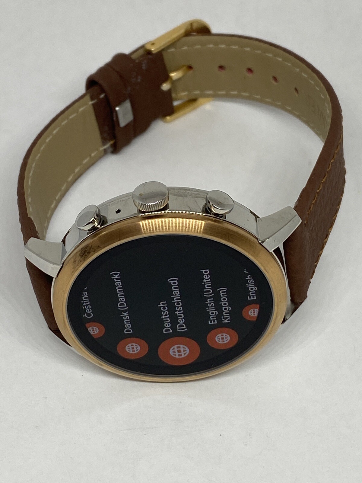 Fossil Gen 4 Authentic Digital Dial Smart Watch Custom Band FTW6016 DC86