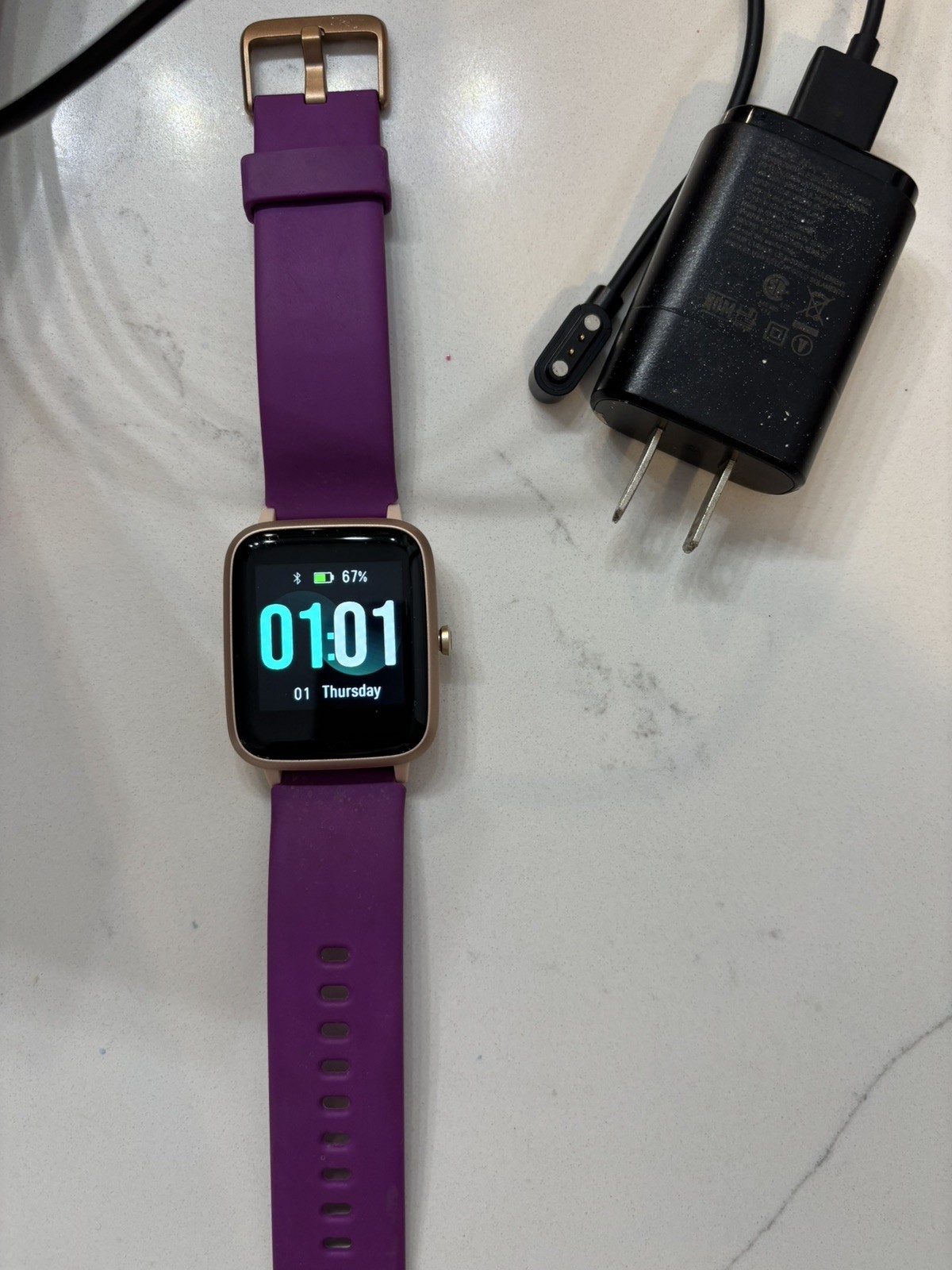 YAMAY Smart Watch for iPhone Android with Heart Rate/Sleep Monitor