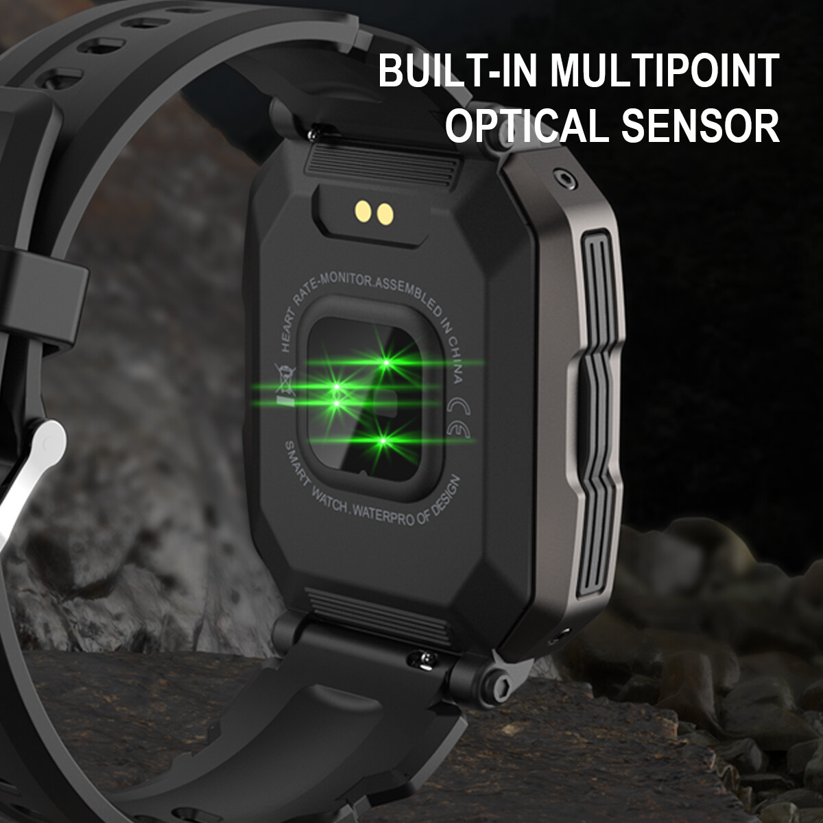Smart Watch Men Sports Bluetooth Fitness Tracker Military Smartwatch Waterproof