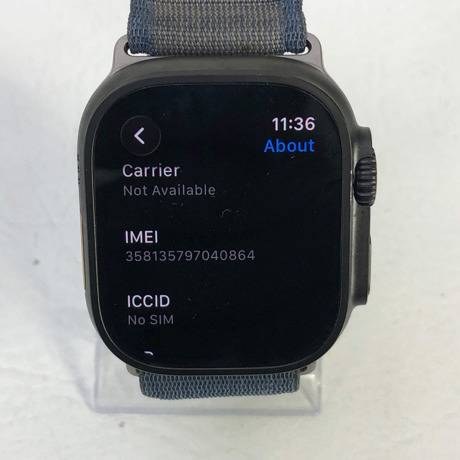Unlocked Apple Watch Ultra 3 49MM Black Titanium Black Alpine Loop MF254LW/A