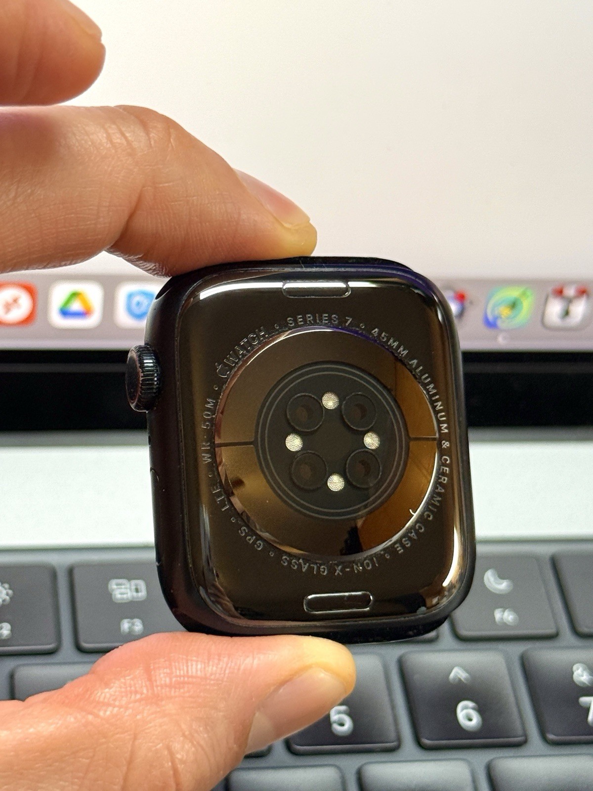 Apple Watch Series 7 45mm Cellular Aluminum Midnight / Black #24284