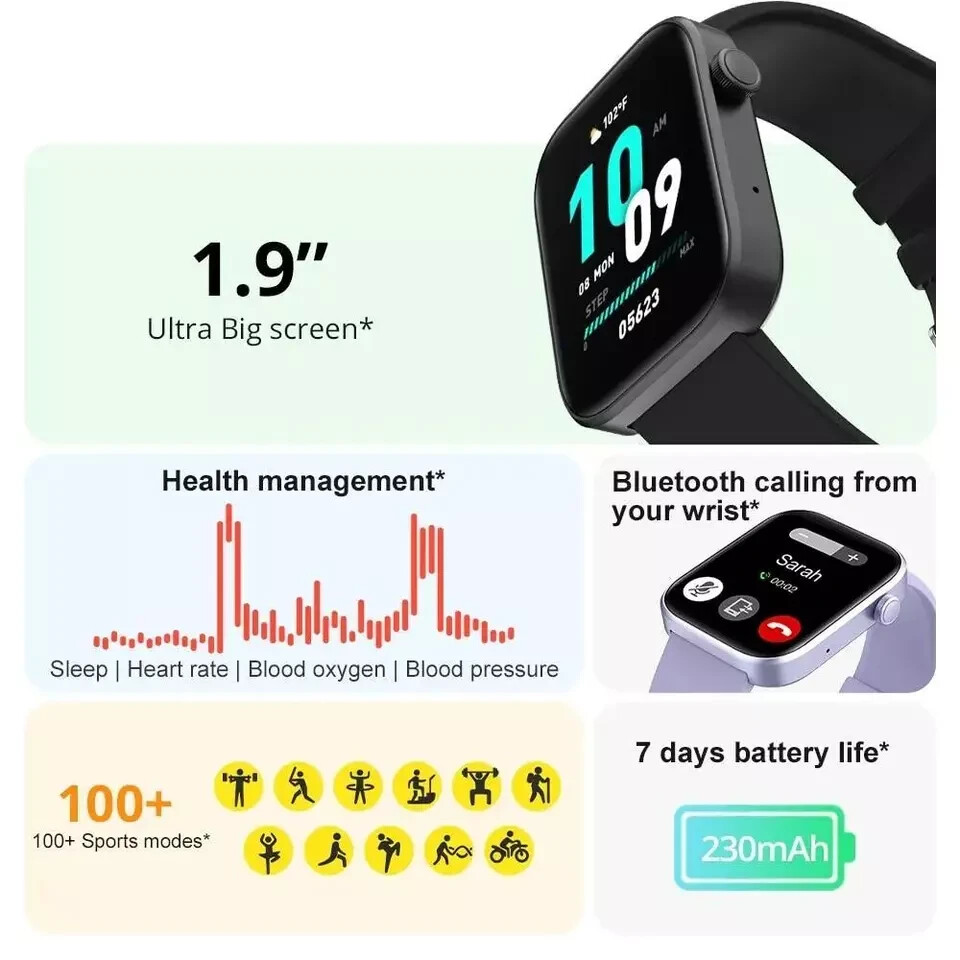 Colmi P71 Voice Calling Smartwatch Men Health Monitoring Ip68 Waterproof Smart