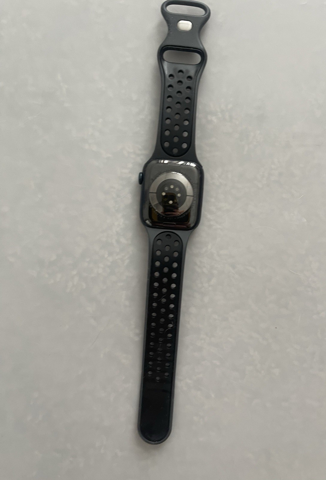 Apple Watch Series 7 45mm GPS Midnight Aluminum Black Sport Band 77% Battery