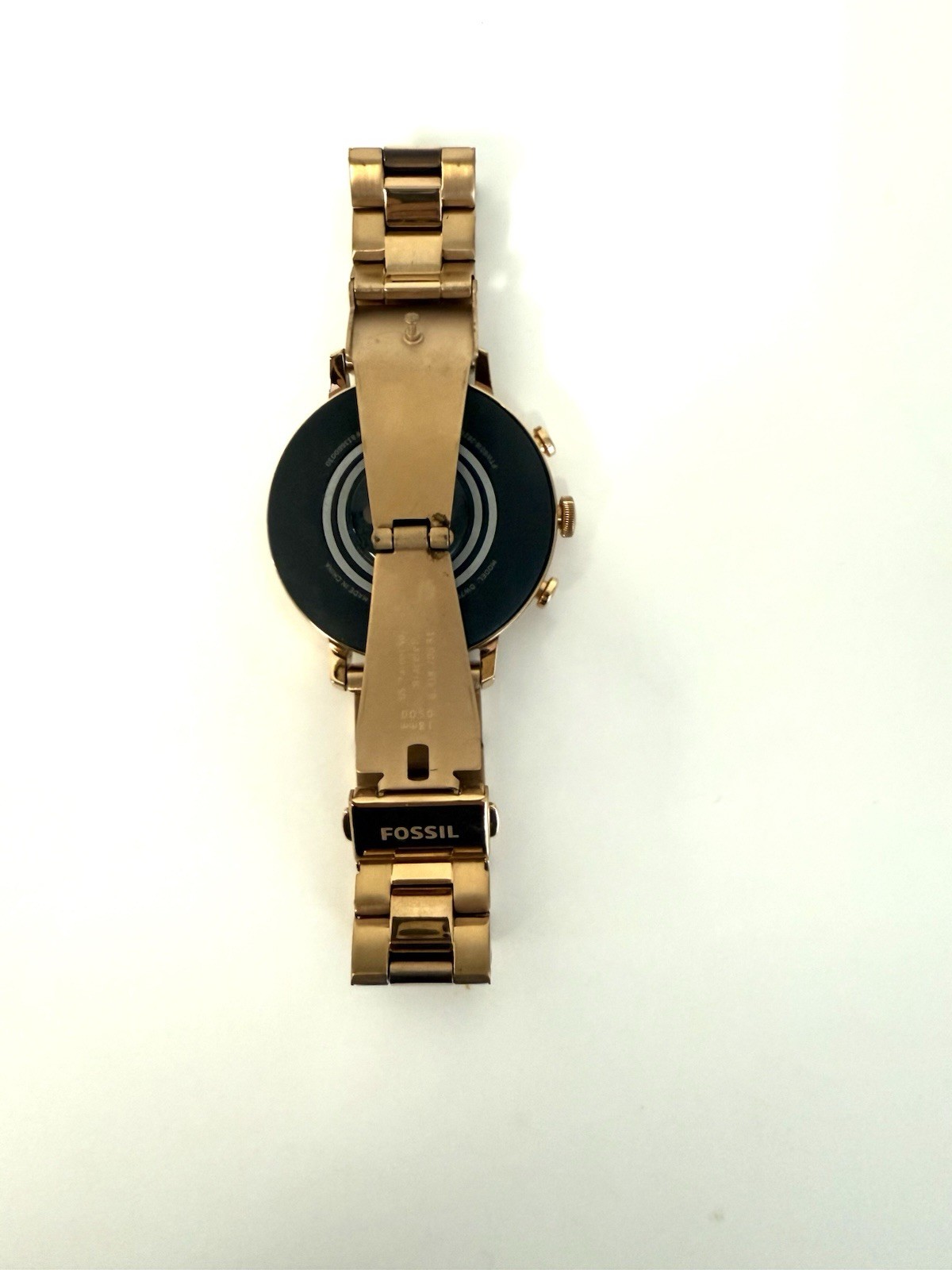 Fossil Q Venture Gen 4 Rose Gold Tone Stainless Smart Watch FTW6018