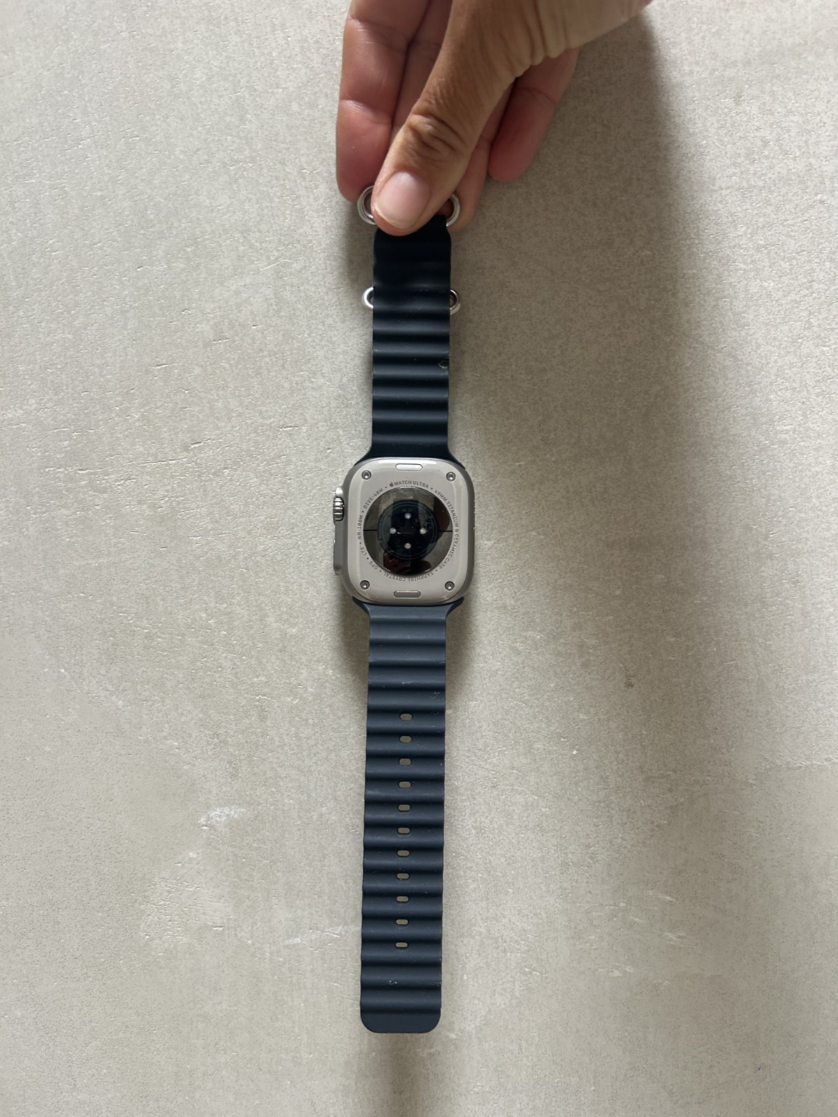 Apple Watch Ultra GPS & Cellular 49mm Titanium Trail Alpine Loop Ocean Excellent