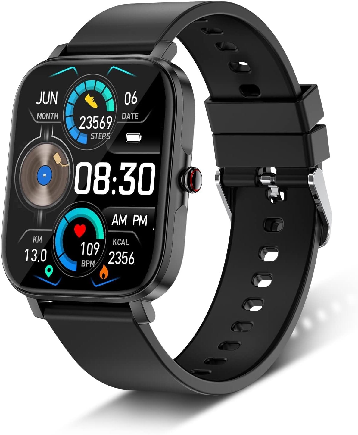 🔥 Smart Watch for Men Women 1.69″ Fitness Tracker Heart Rate Sleep Monitor IP68