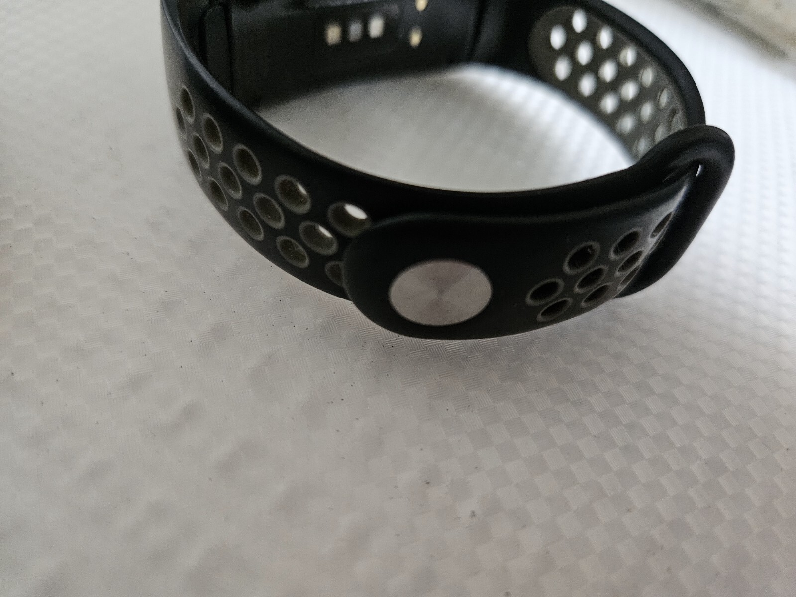 SAMSUNG SM-R365NZKAXAR Gear Fit2 Pro Grey Nylon Smartwatch Fitness Band (Large)