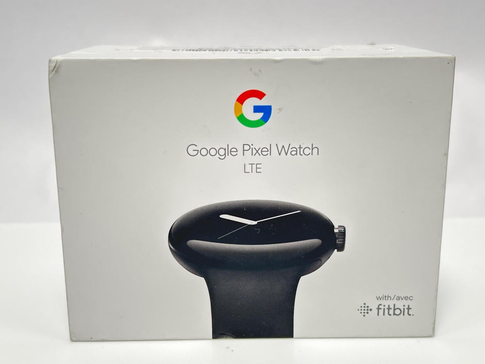 Google Pixel Watch 1st Gen Matte Black Stainless Steel Smartwatch
