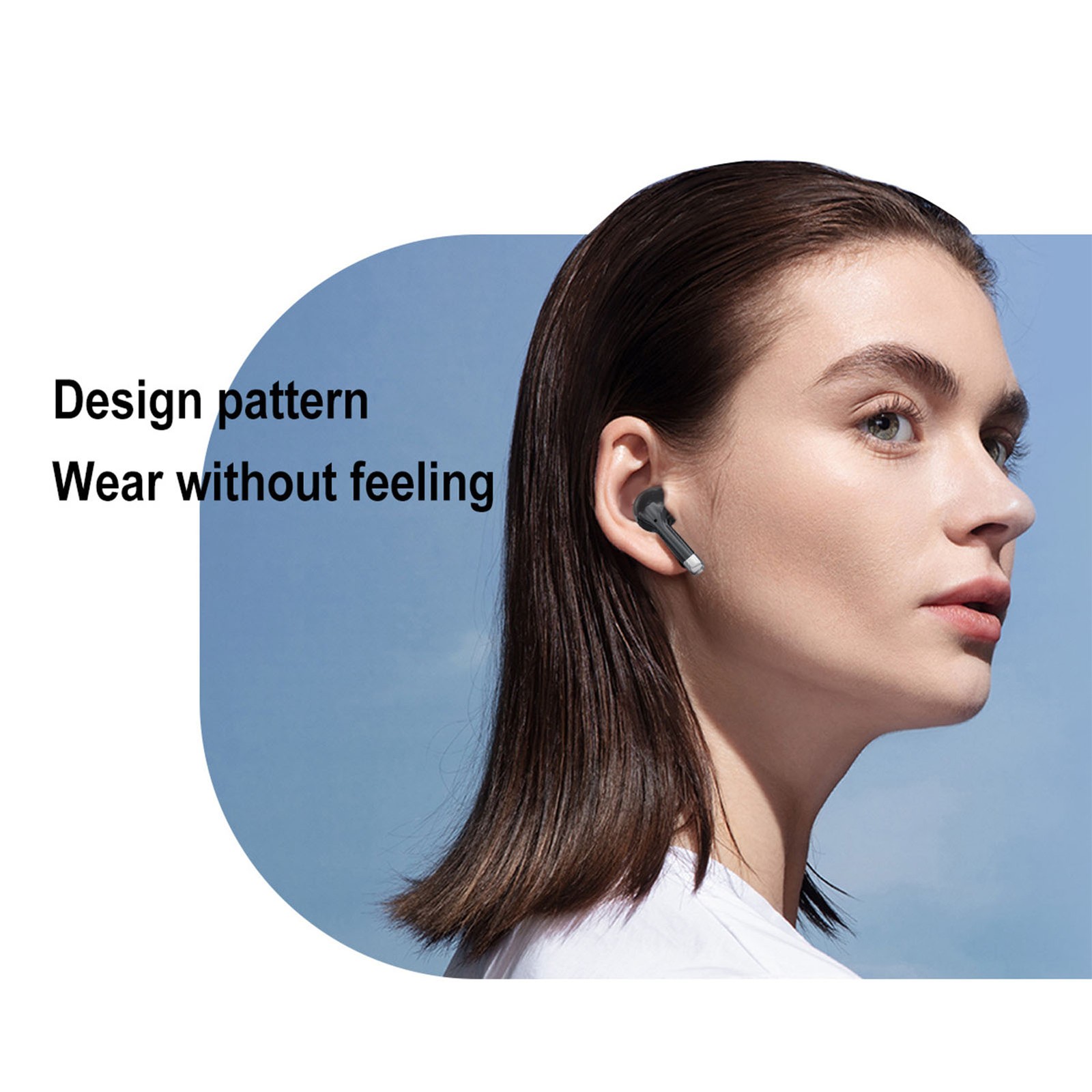 2.01in TFT Smartwatch With Earbuds 2 In 1 NFC Smart Sports Watch Wireless B FIMK