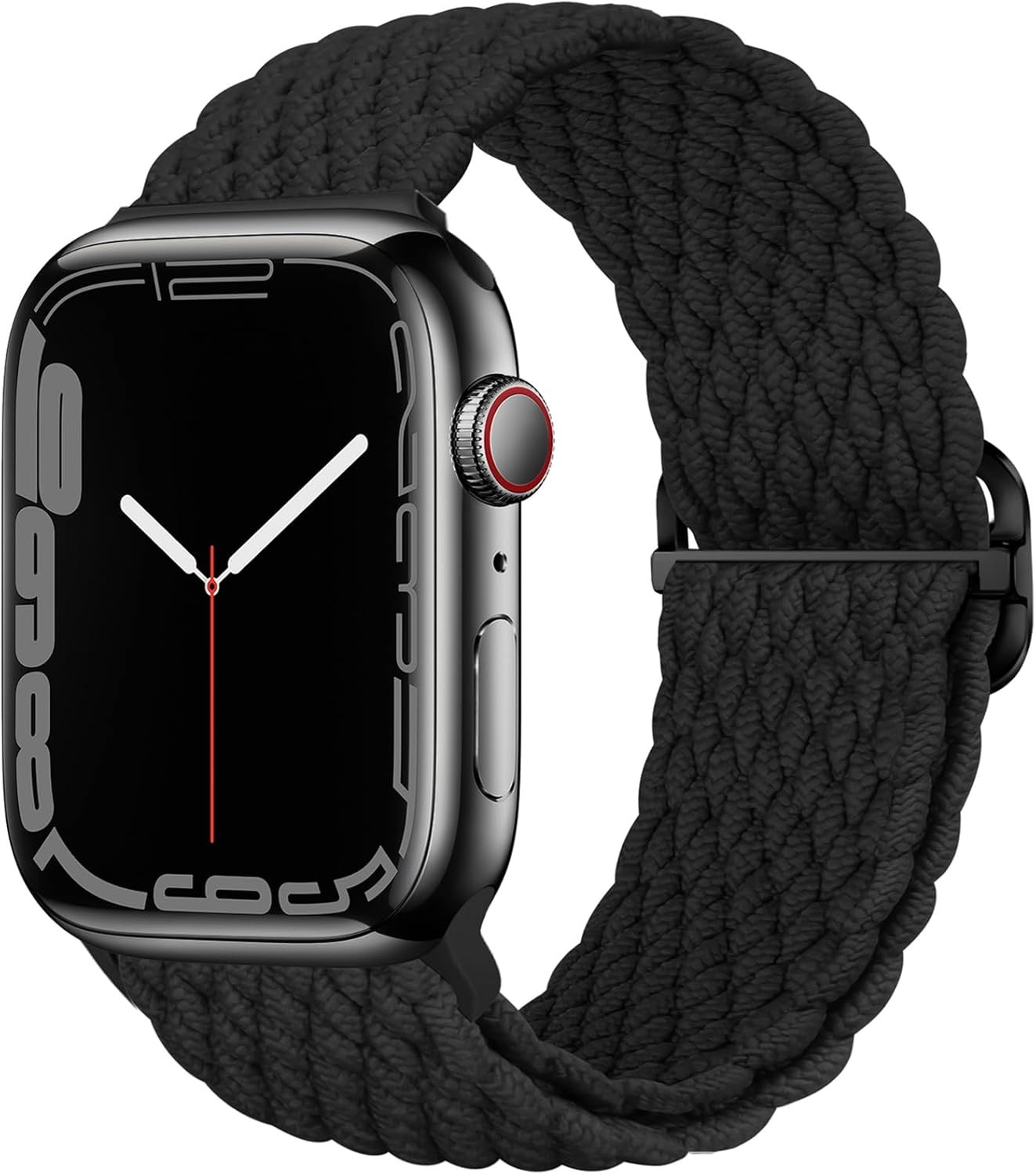 Stretchy Solo Loop Strap Compatible with Apple Watch 49mm 44mm Sport Breathable