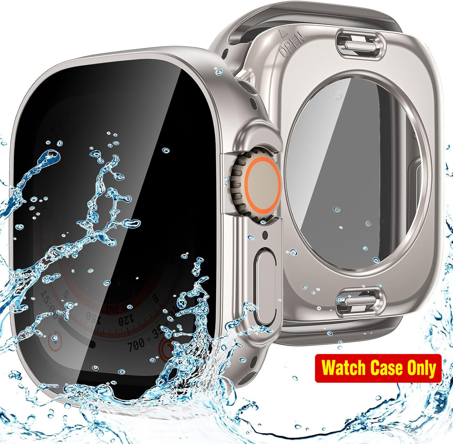 Waterproof Case for Apple Watch Ultra 49mm | IP67 Water-Resistant & Anti-Fog
