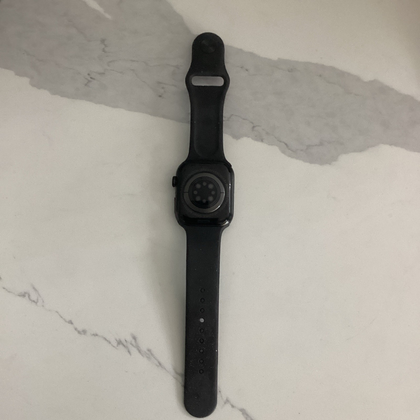 S11 44mm Smart Watch Black Silicone Band Touchscreen Bluetooth +Magnetic USB