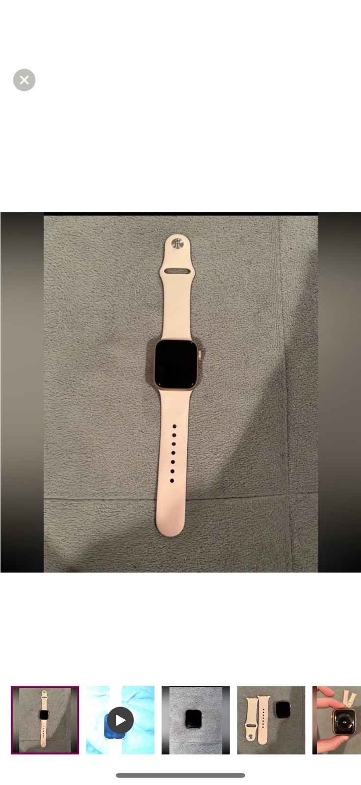 Apple Watch Series 5 40mm 32GB, A2092, Unlocked Rose Gold