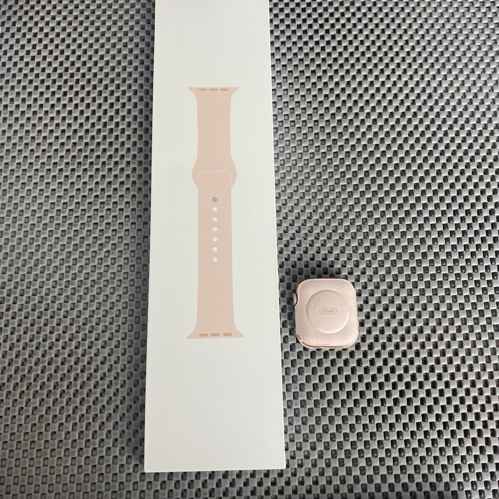 Apple Watch Series 6 40mm Gold Aluminum Case with Pink Sand Sport Band GPS