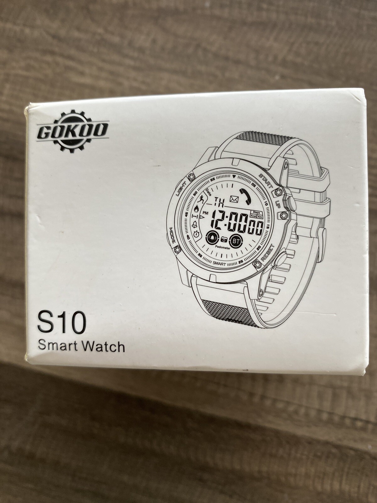 Gokoo Sports S10 Smart Watch Digital Outdoor Smart watch For Men Used/af