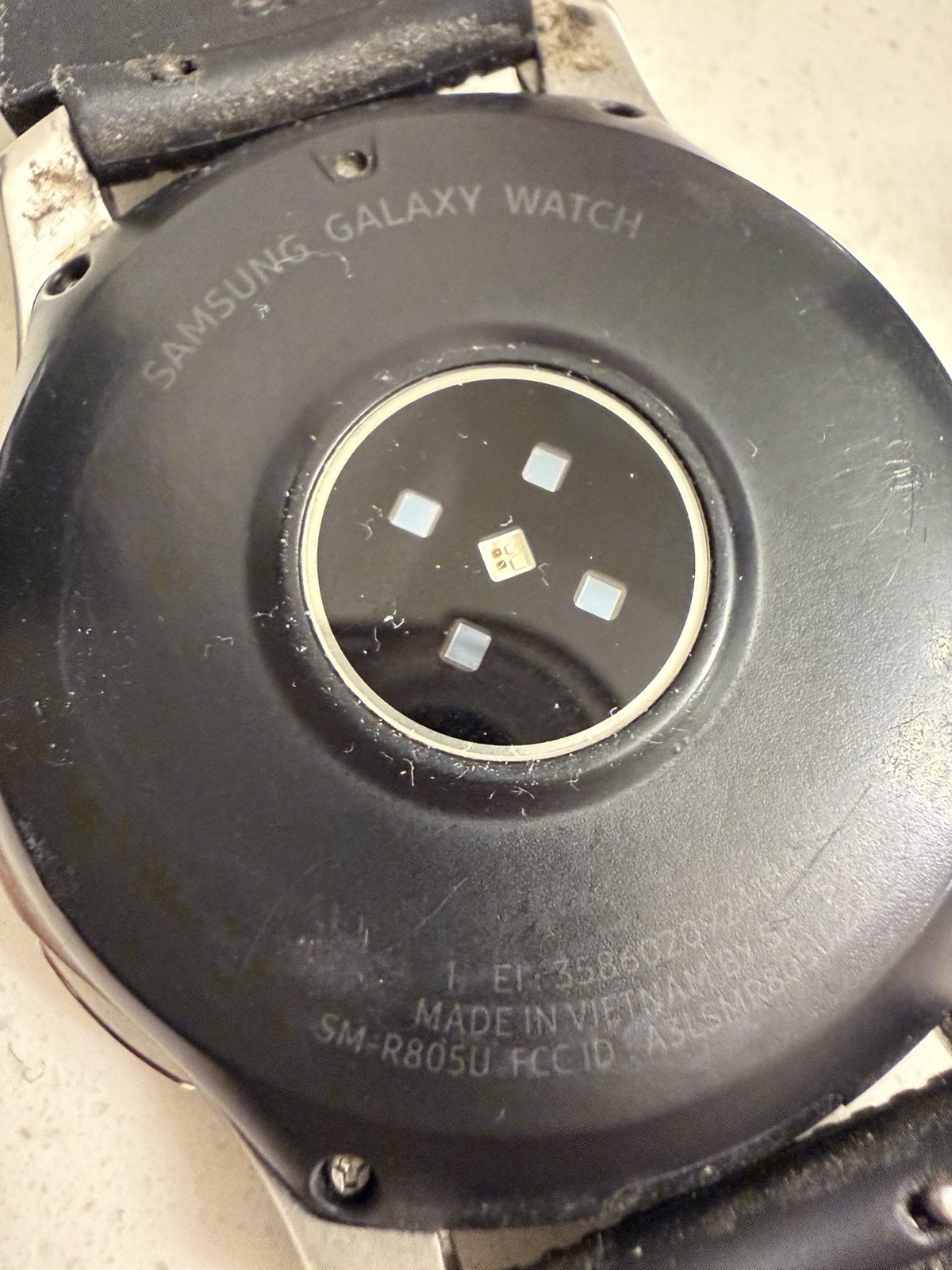 Samsung Galaxy Watch 46mm LTE SM-R805U Silver Black Band