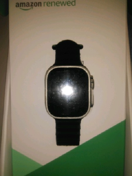 Apple Watch Ultra MQET3LL/A iOS Smartwatch AMOLED Display 49mm Titanium Case