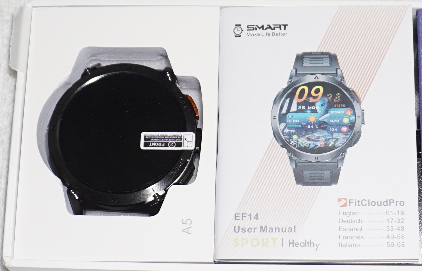 FitVigor Military Smartwatch for Men With 730mAh/1.62″ AMOLED Screen NEW