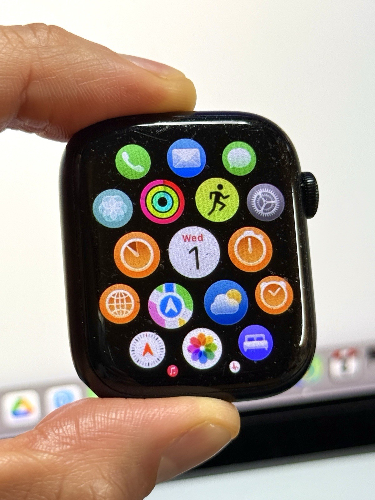 Apple Watch Series 7 45mm Cellular Aluminum Midnight / Black #24284