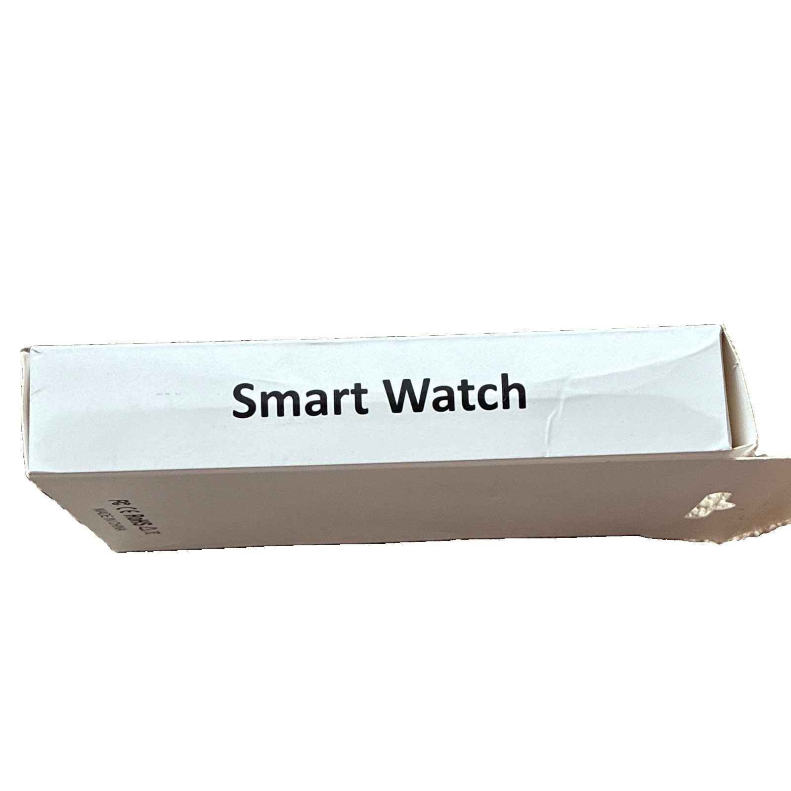 L16 Smart Watch 2.01in Touch Screen Fitness Tracker Gray Silicone Band Silver