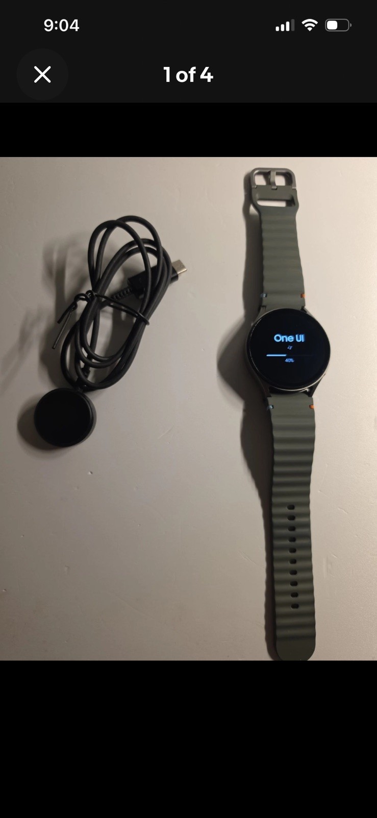 Samsung Galaxy Watch 7 44mm LTE Unlocked Smartwatch with Green Band