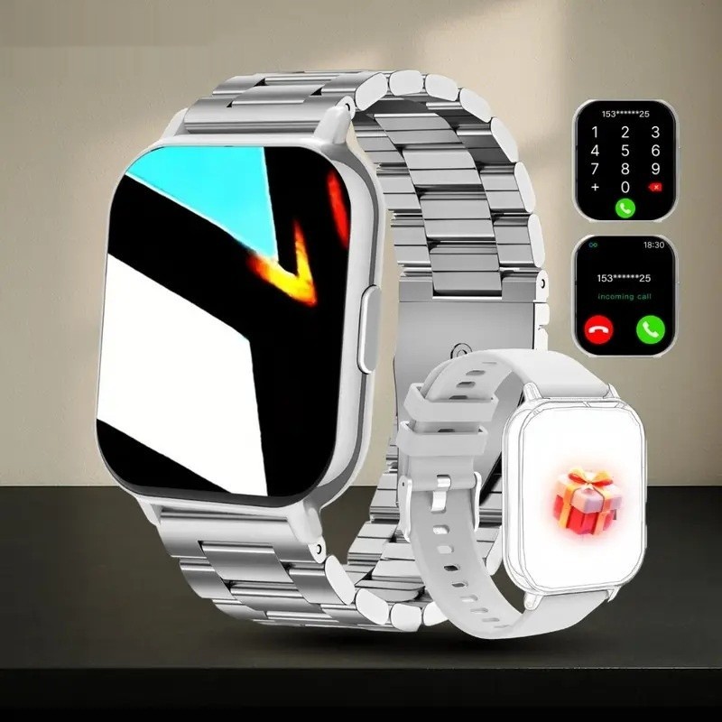 Smart Bluetooth Sports Watch Fitness Tracker Heart Rate IP67 Waterproof Unisex