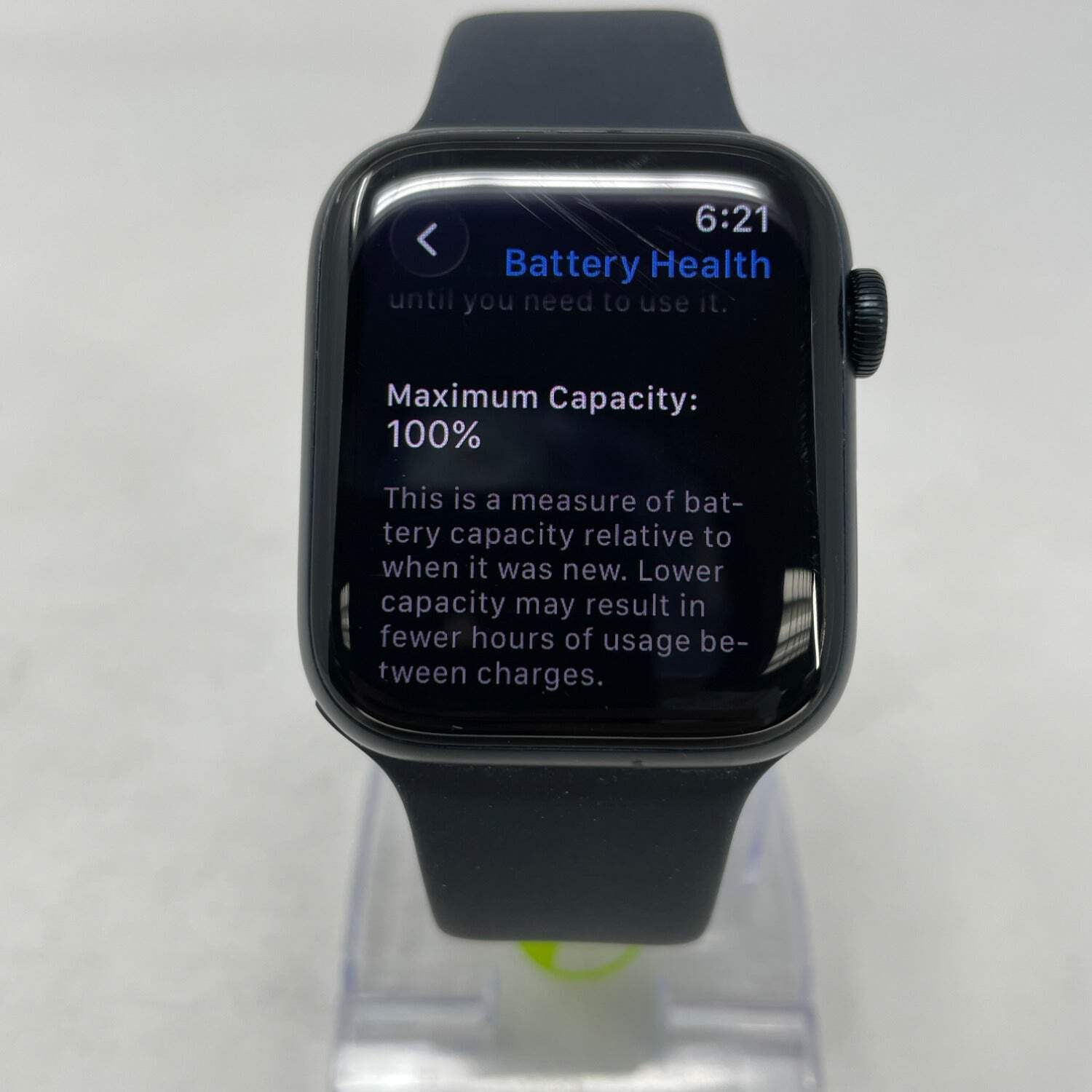 Unlocked Apple Watch SE 3 44MM Midnight Aluminum Black Sport Band MEPJ4LW/A