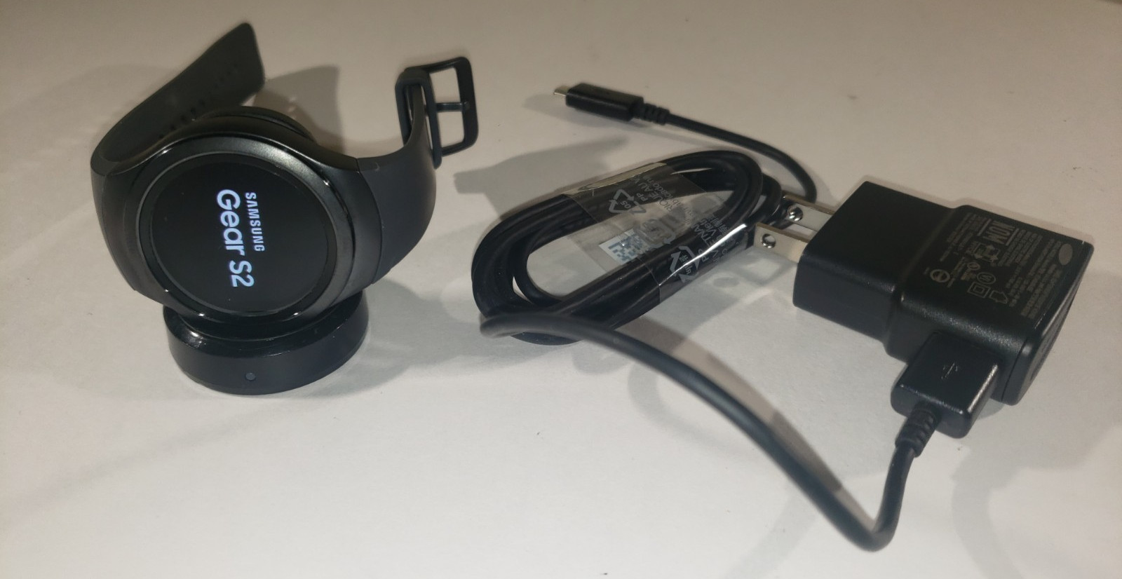 Samsung Galaxy Watch Gear S2 SM-R720 Dark Grey SIZE L Band