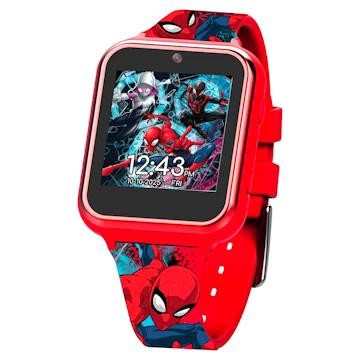 Marvel Spider-Man iTime 42 mm Smart Watch Touchscreen Silicone Strap Red Case