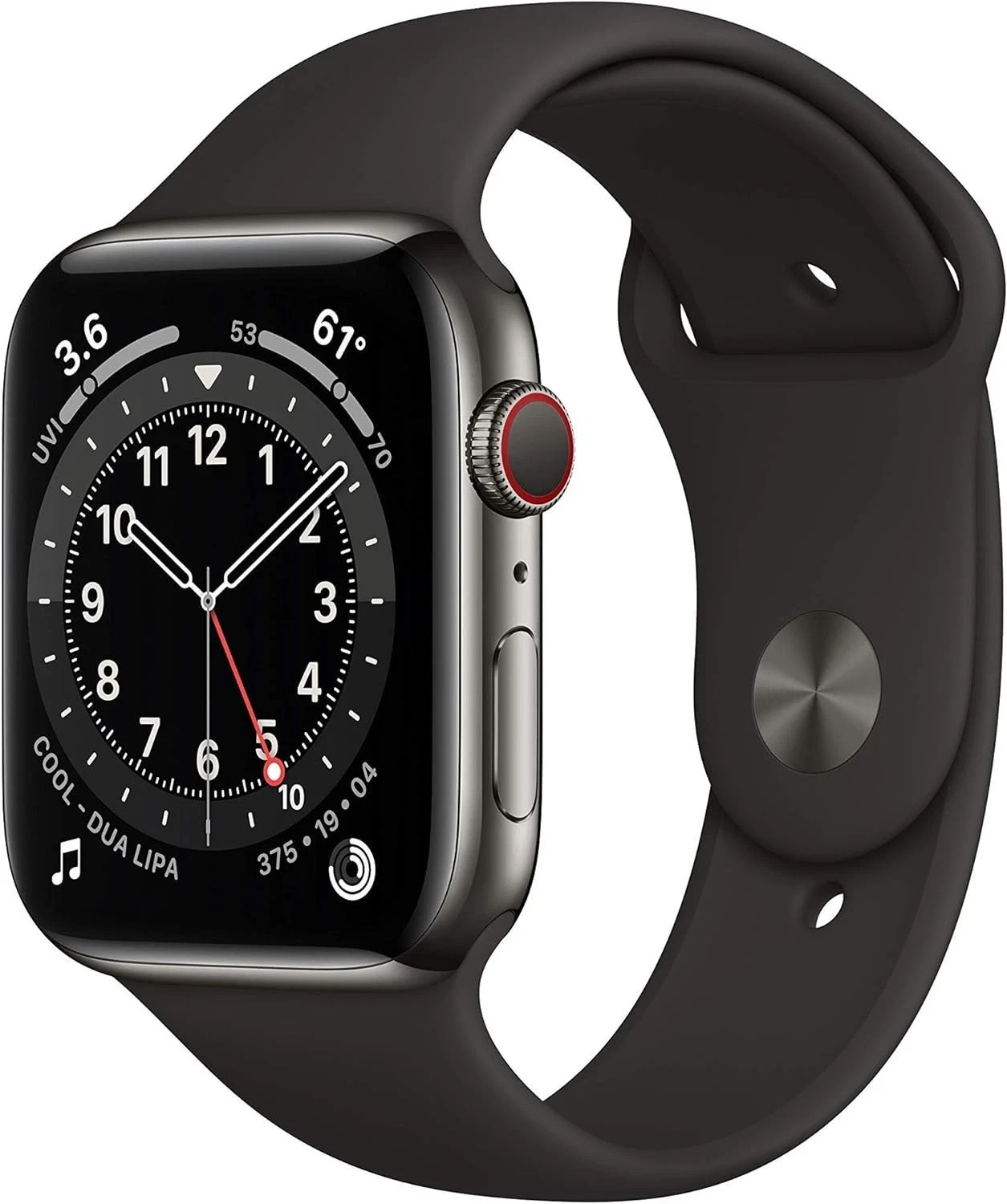 Apple Watch Series 6 44mm (GPS+Cellular) Space Gray Aluminum A2294 M07H3LL/A