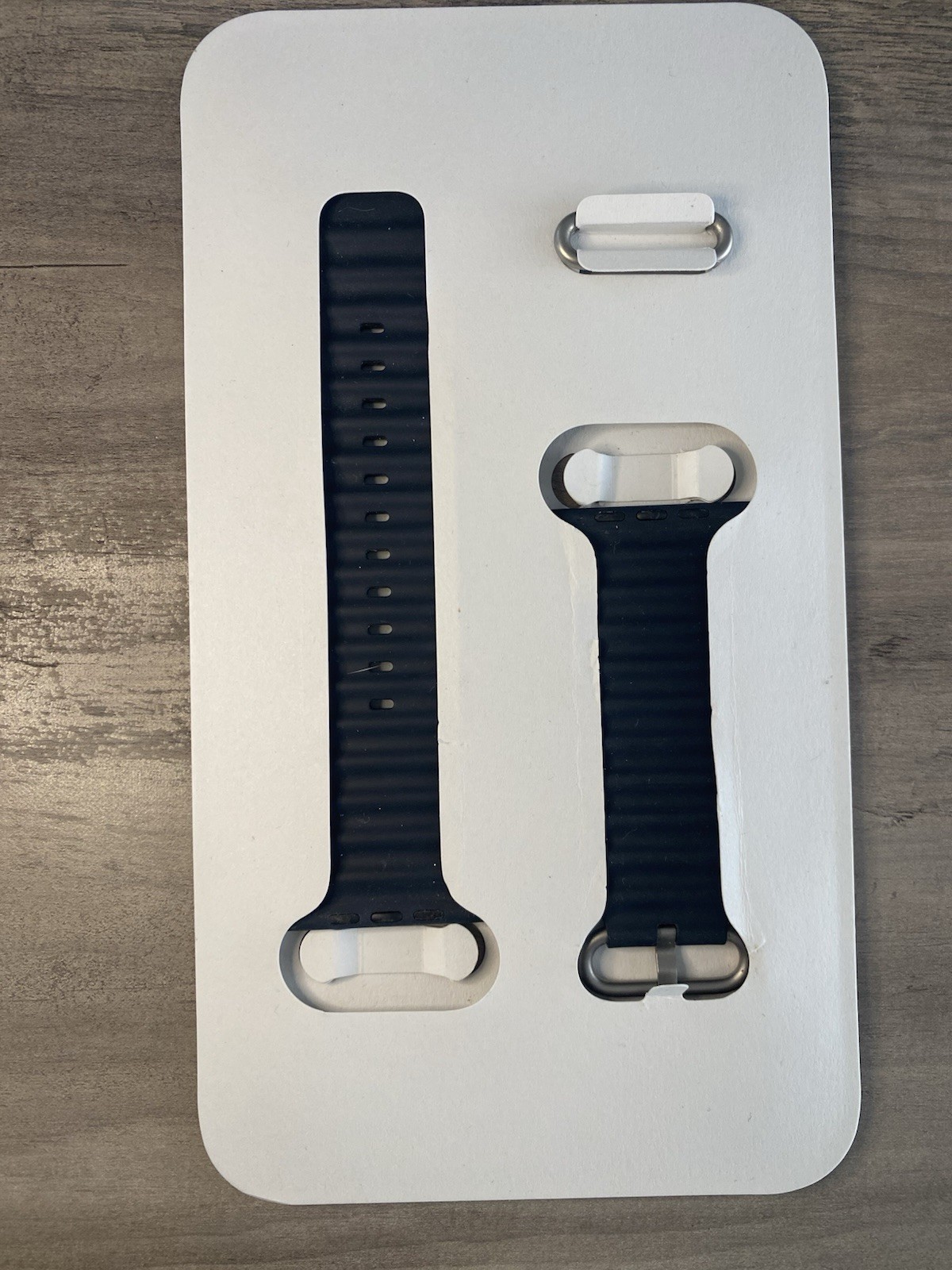 Apple Watch Ultra 49mm Titanium Case with Midnight Ocean Band, One Size (GPS…