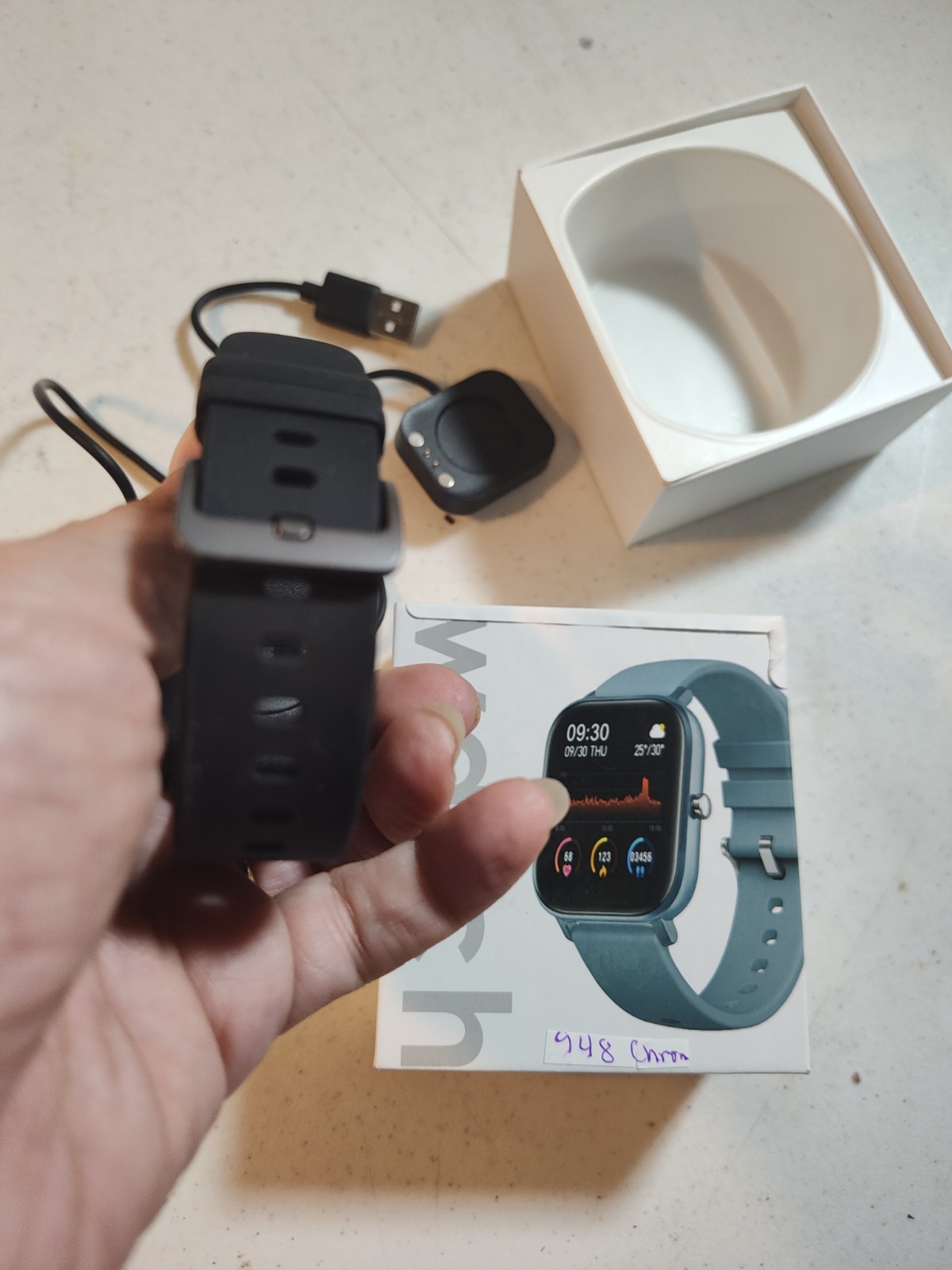 Smart Watch Women Men w/Blood Pressure, Blood Oxygen Monitor Fitness Tracker 948
