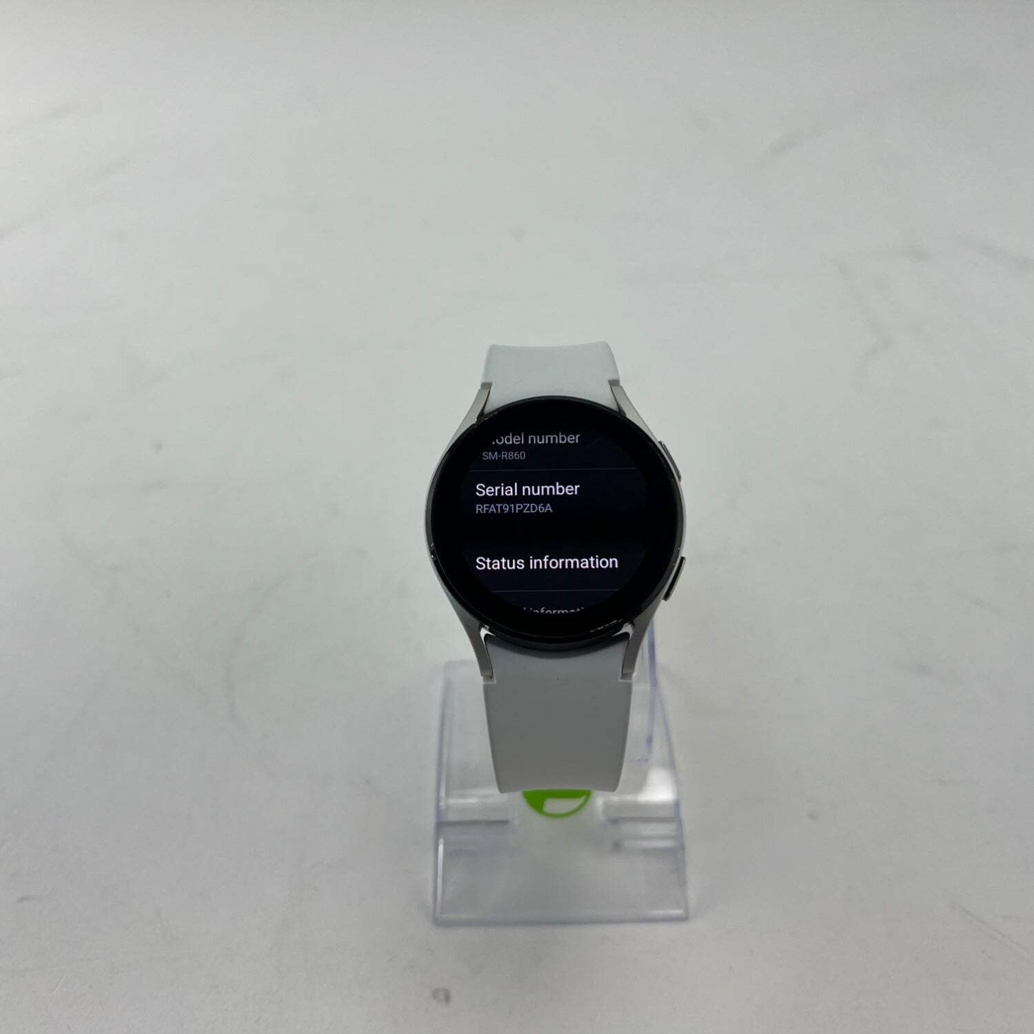 GPS Only Samsung Galaxy Watch4 Aluminum Smartwatch SM-R860NZSAXAA