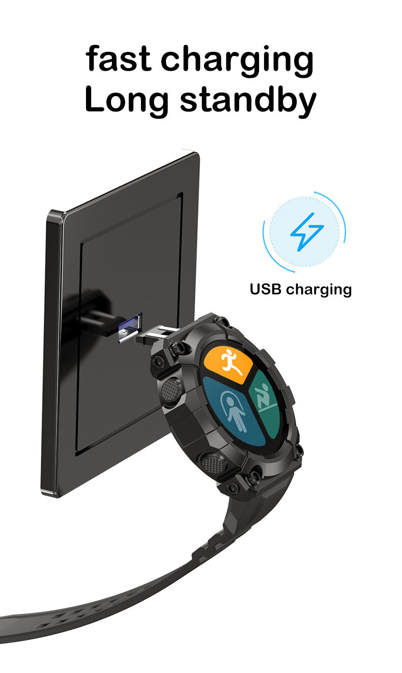 Smart Watch Men Women Fitness Bluetooth Touch Screen Smart Bracelet Branded