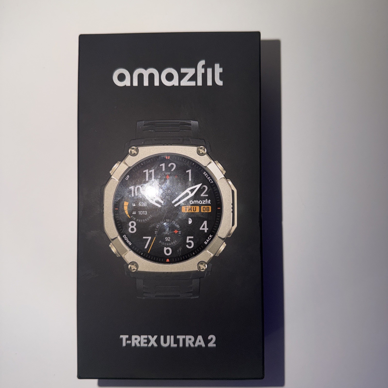 Amazfit T-Rex Ultra 2 Black Magma AMOLED GPS Smartwatch Military Grade New