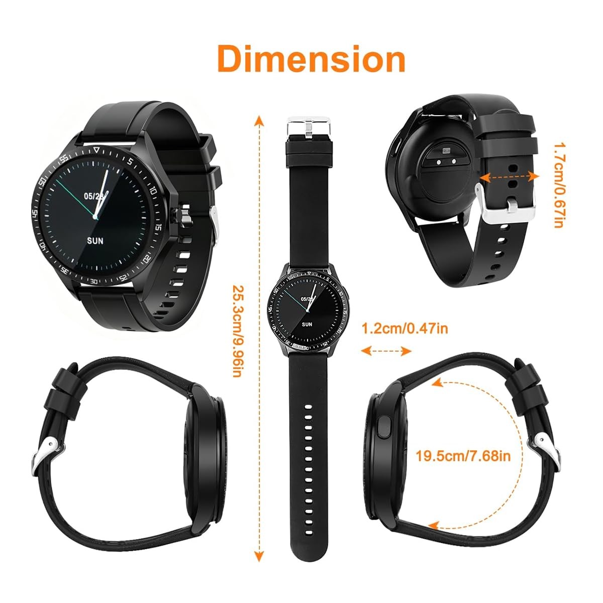 with Earbuds, 1.32 Inch Round Fitness Watch X10, 2 in 1 Bluetooth Watch with …