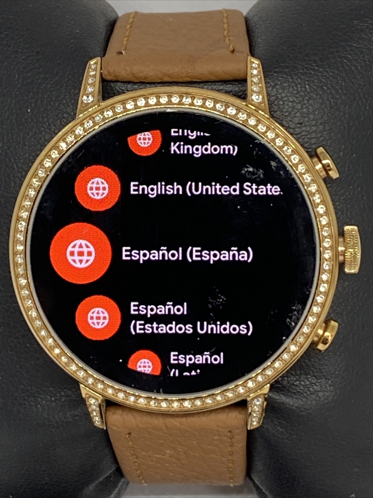 Fossil Gen 4 Authentic Digital Dial Smart Watch Custom Band FTW6011 CO159