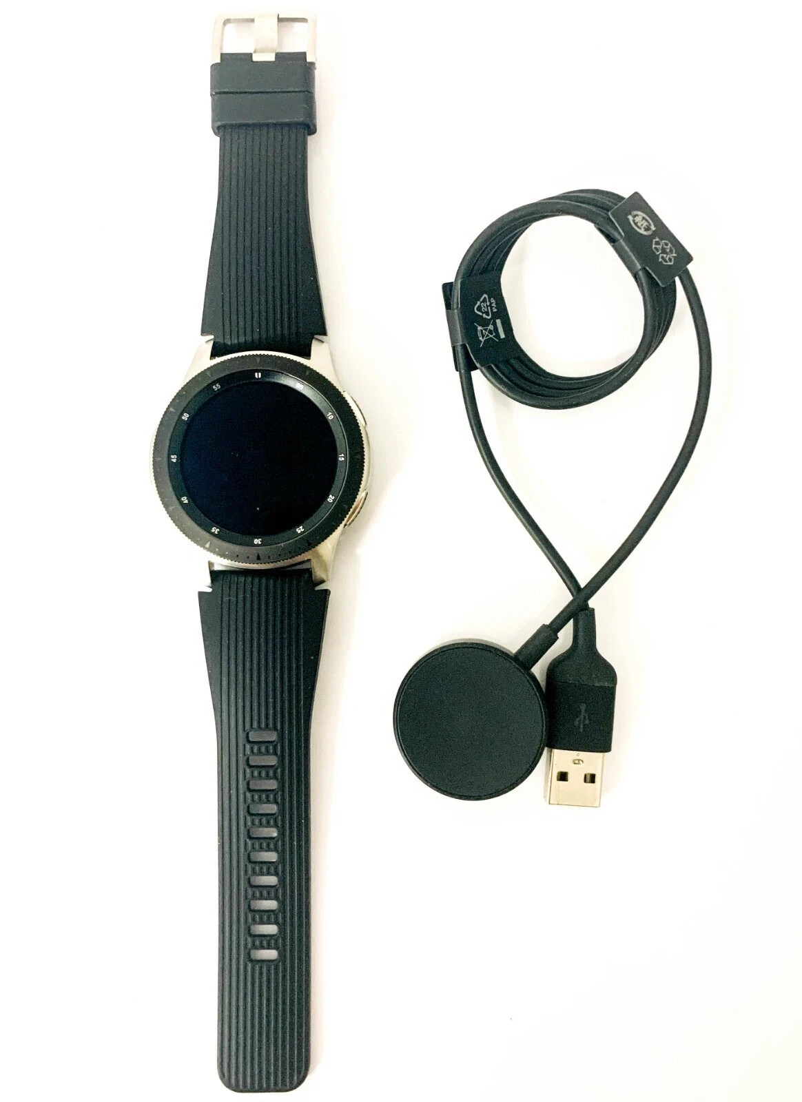 Samsung Galaxy Watch SM-R800 AMOLED Smartwatch 46mm Stainless Steel – GOOD