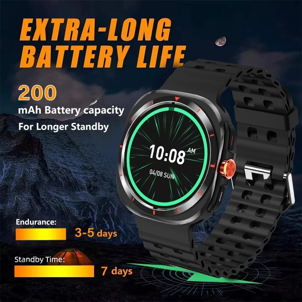 2025 Smartwatch Men Women AMOLED GPS Bluetooth Call Fitness Tracker Gym Fun Gift