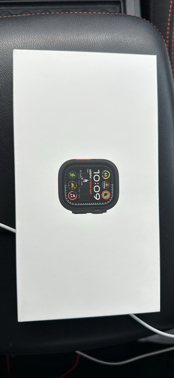 Apple Watch Ultra 2 Black Aluminum Case Black Silicone Band 32GB Unlocked