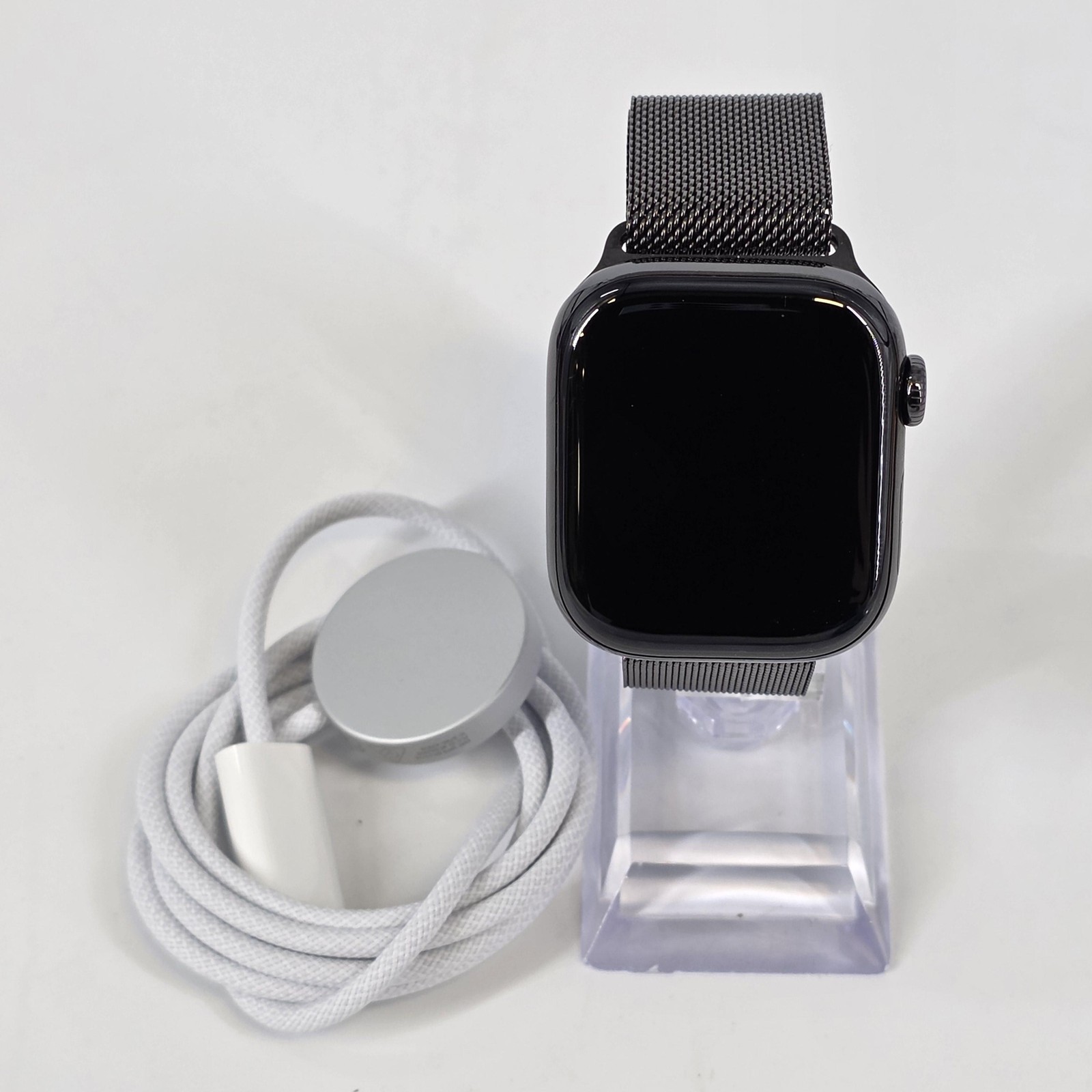 Apple Watch (Series 10) 42mm Slate Titanium (LTE) w/ Milanese Loop – Very Good