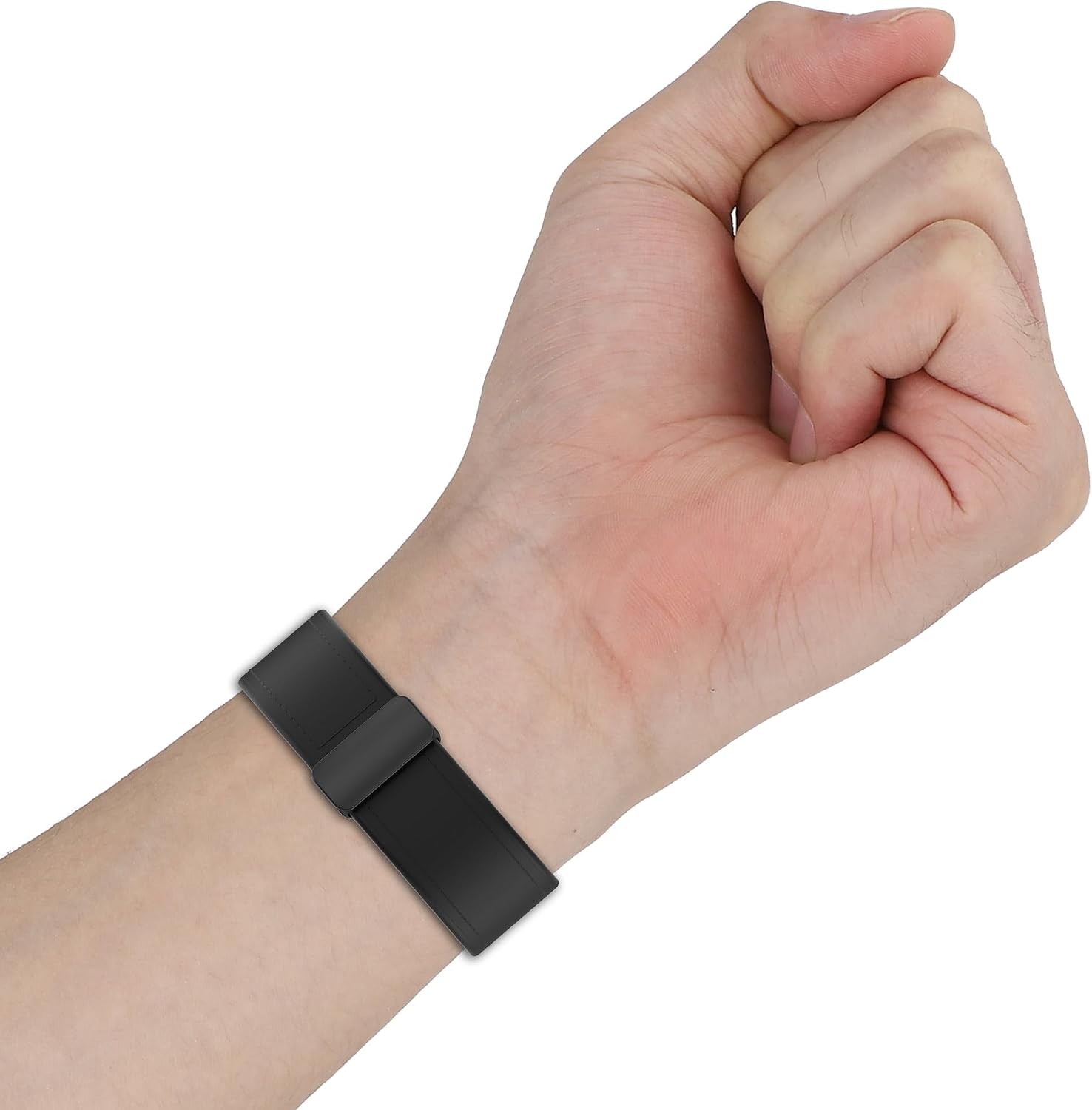 Silicone Leather Band for Samsung Galaxy Watch Ultra 2 47mm Smartwatch – Black