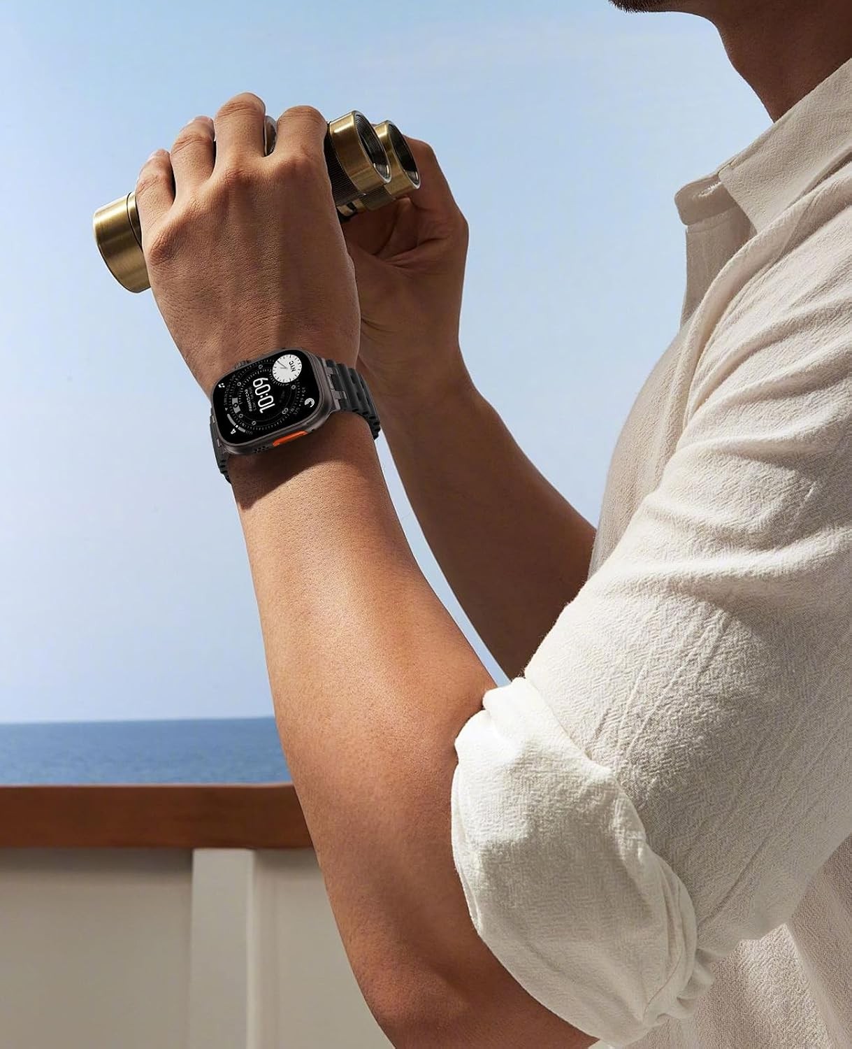 Breathable Sport Strap Compatible with Apple Watch Ultra 49mm