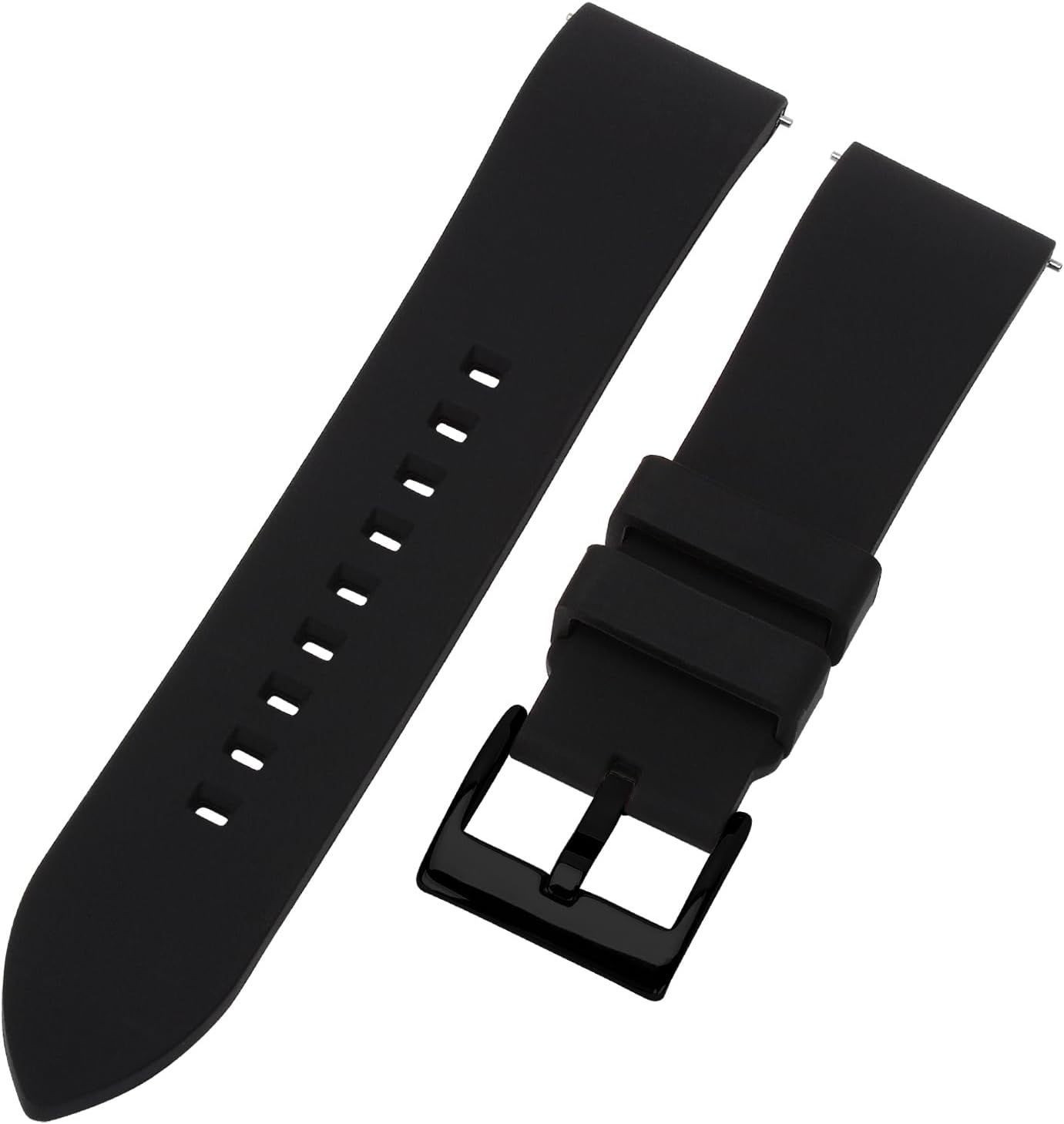Strap Only For Smart Watch 18mm 19mm 20mm 21mm 22mm 24mm Silicone Waterproof