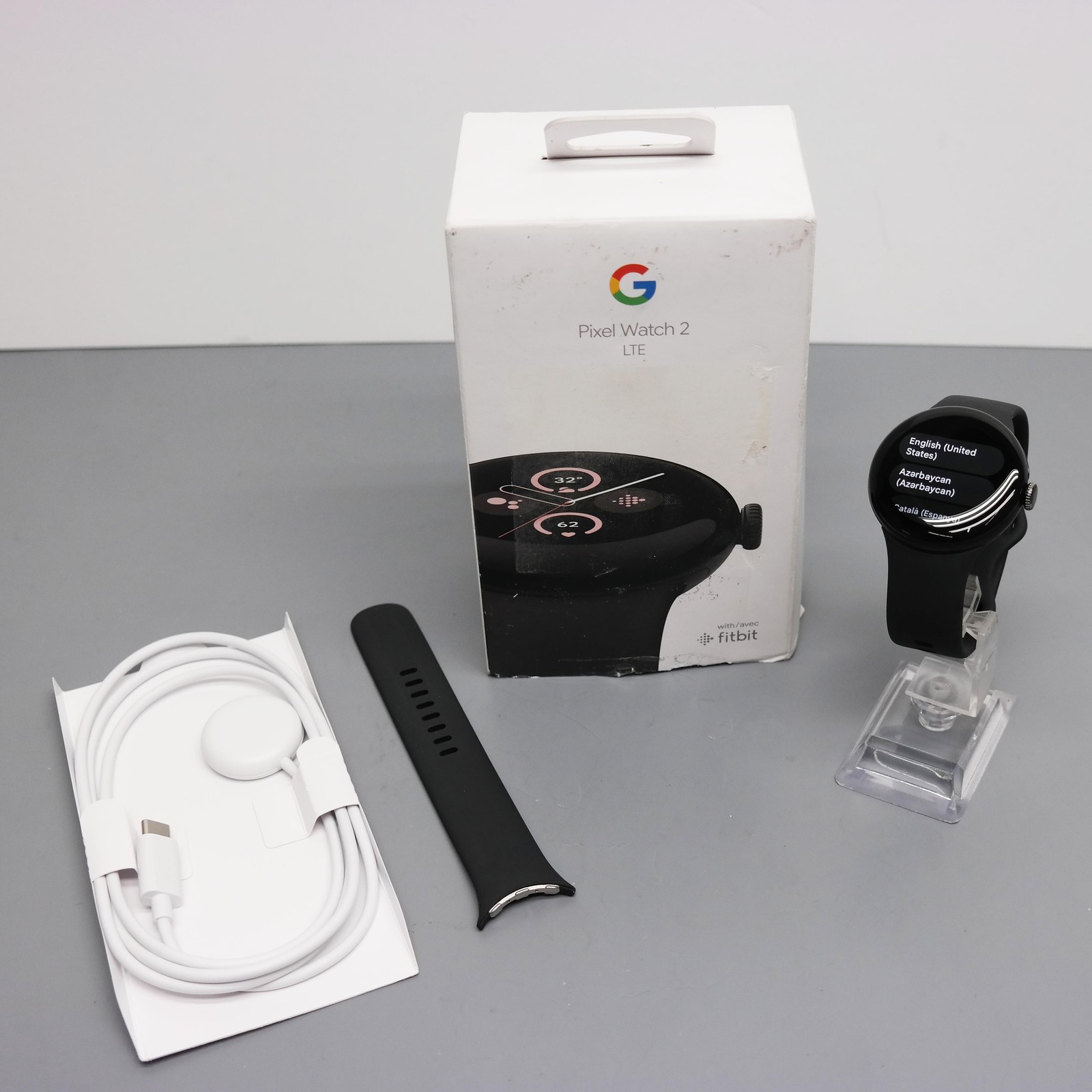 Google Pixel Watch 2 41mm LTE Matte w/ Black Obsidian GA04941-US